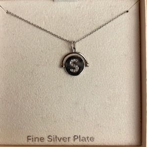“S” initial necklace